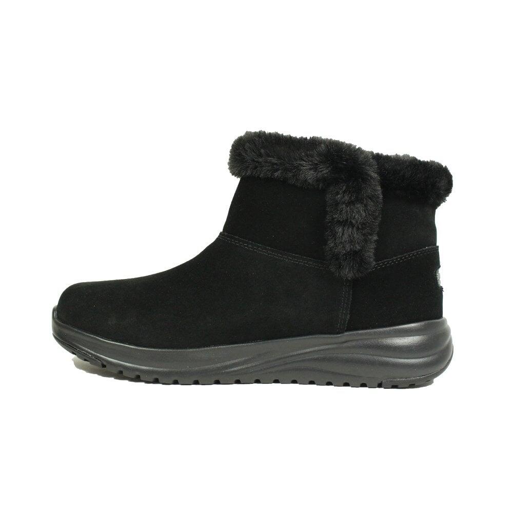 Botines Mujer Skechers 144775_BBK Negros Resistentes al Agua sin Cordones 6/7
