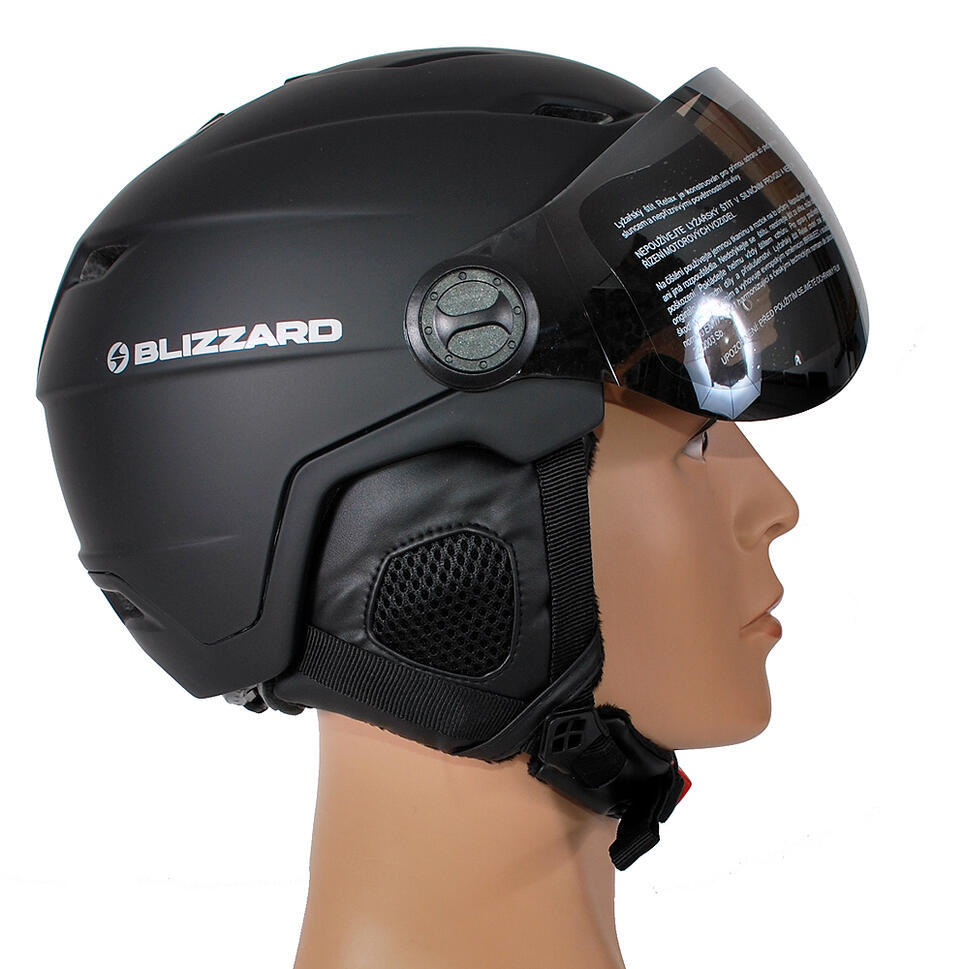 Męski kask narciarski Blizzard Spider Black matt