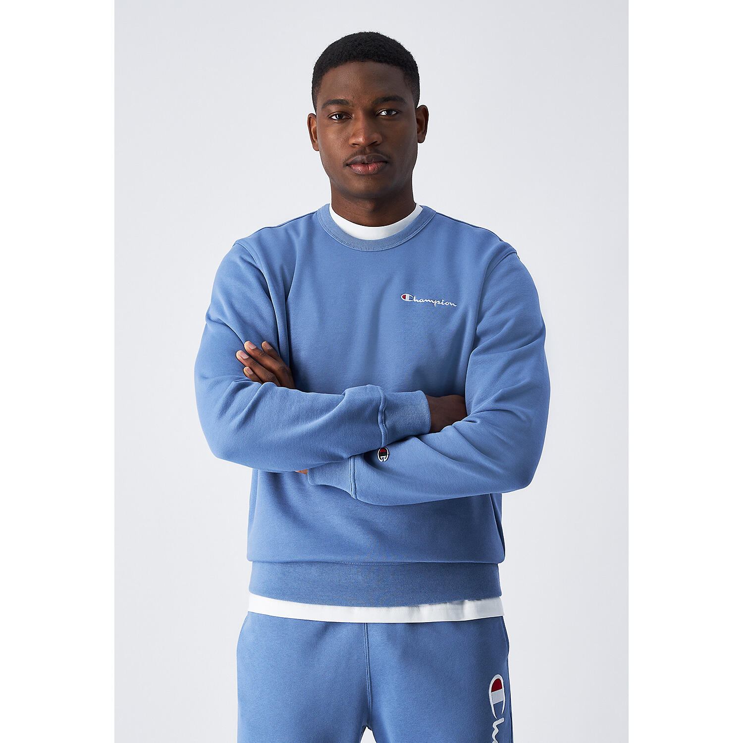 Felpa Champion modello 220259-BS099 per uomini 3/4