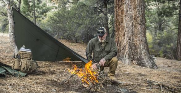 Płachta biwakowa Helikon-Tex Supertarp Small - olive green 2/6