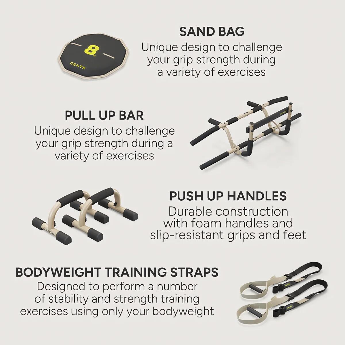 kit de musculação 4/7