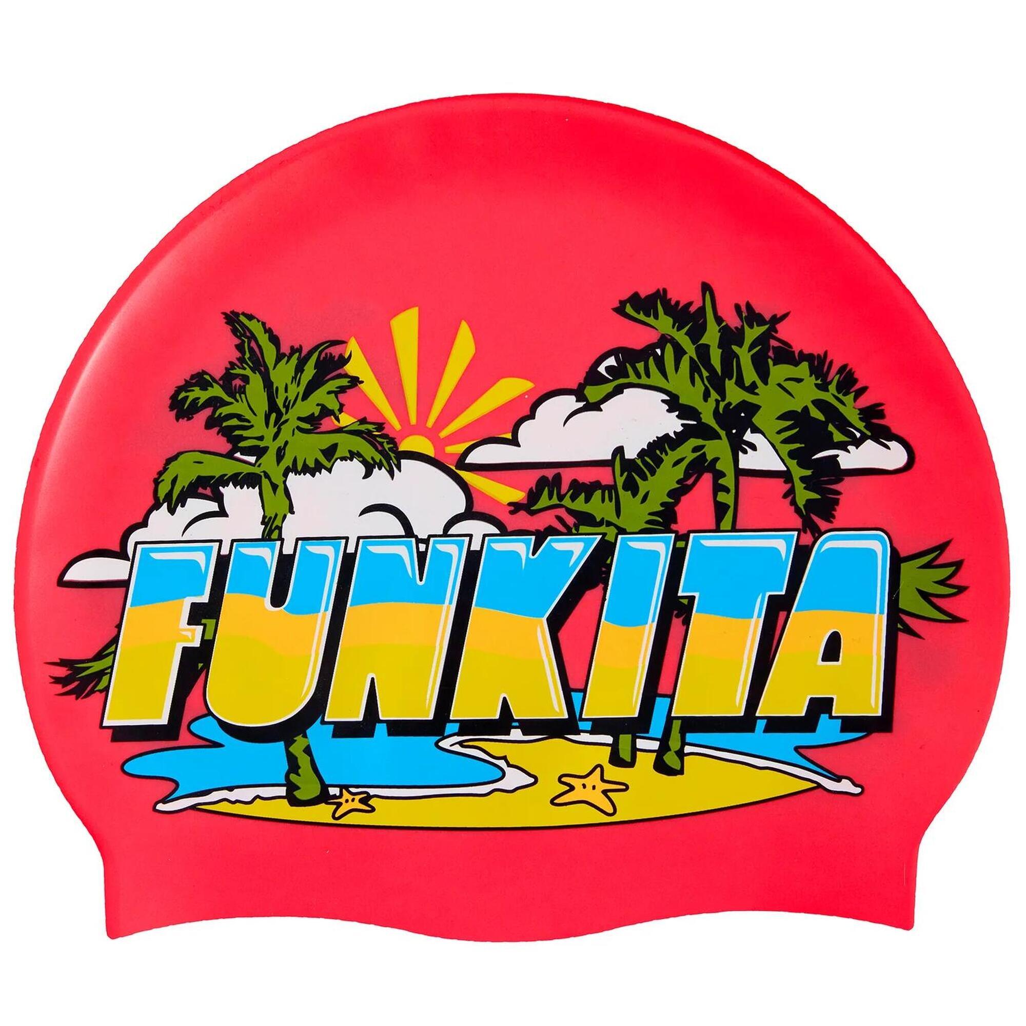 Czepek pływacki na basen uniwersalny unisex Funkita Icypop Beach