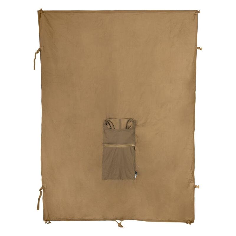 Patura multifunctionala Helikon-Tex Swagman Roll Poncho Coyote Brown 145x200cm