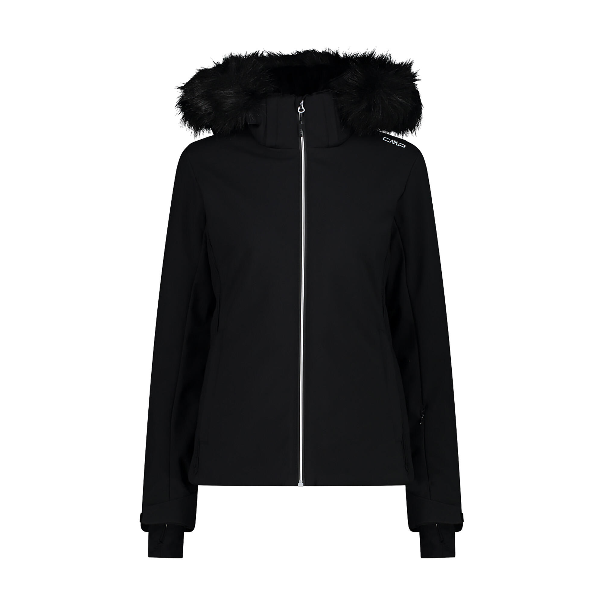 Chaqueta de esquí con cremallera y capucha desmontable para mujer CMP 4/4