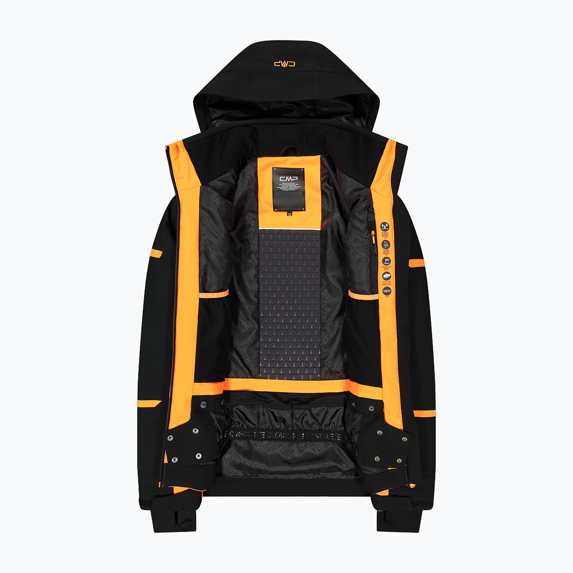Veste de ski à capuche zippée CMP 4/8