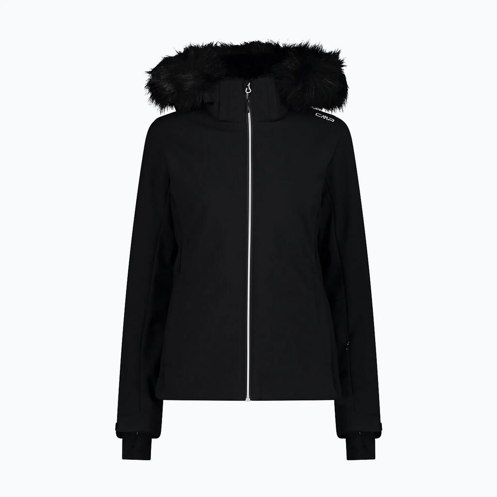 Women's zip-up ski jacket with removable hood CMP