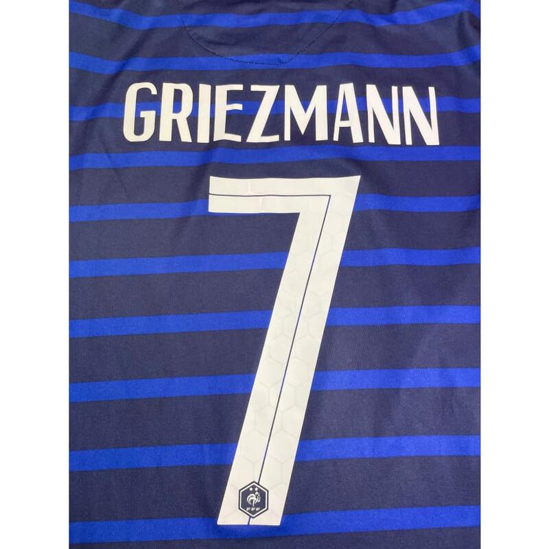Reconditionné - Maillot foot vintage  France #7 Griezmann 2020-2021 - Bon État