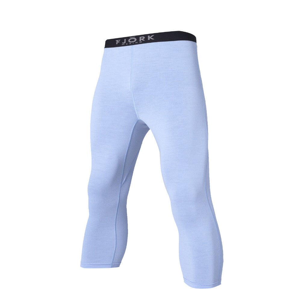 Fjork Merino - Legging Thermique 3/4 Homme 100% Laine De Mérinos - Finn 210 - Legging - Bleu -  S - Decathlon