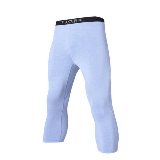 3/4-Thermo-Leggings für Herren aus 100 % Merinowolle – Finn 210