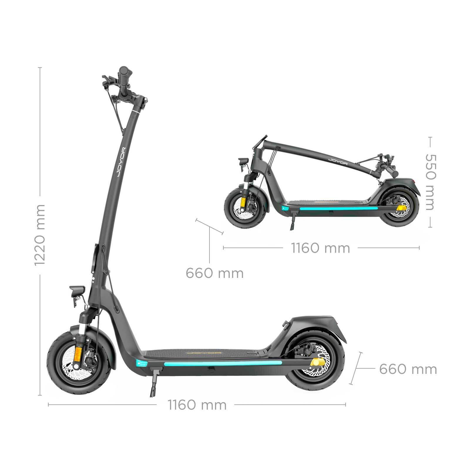Joyor C10 Zwarte DGT Step + Helm 7/8