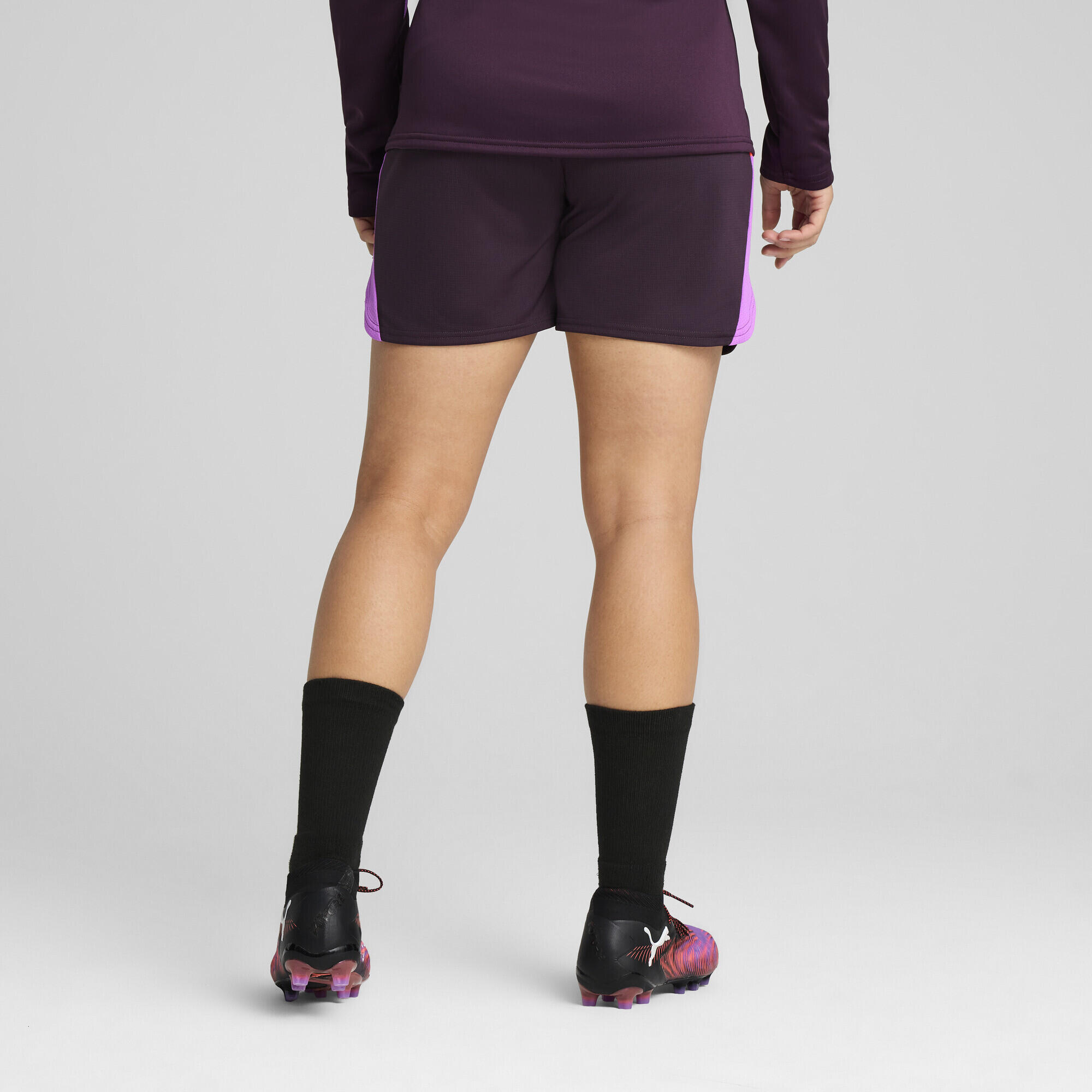Shorts da calcio IndividualBLAZE da donna PUMA Midnight Plum Purple 3/7