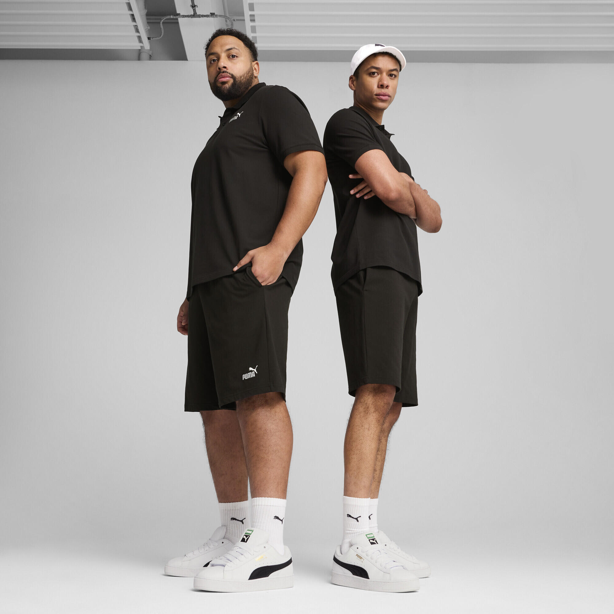 Shorts Homem Essentials No. 1 Logo Jersey PUMA 2/7