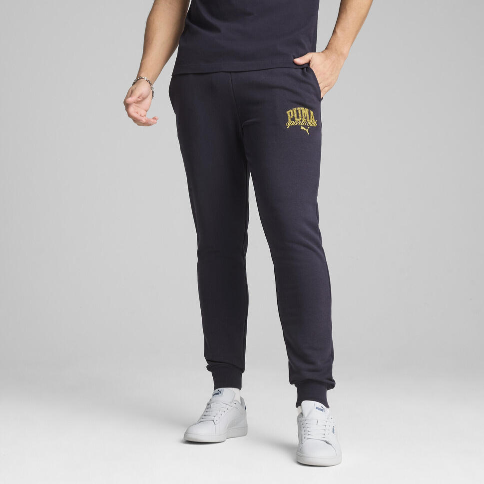 Męskie spodnie dresowe PUMA Class PUMA New Navy Blue