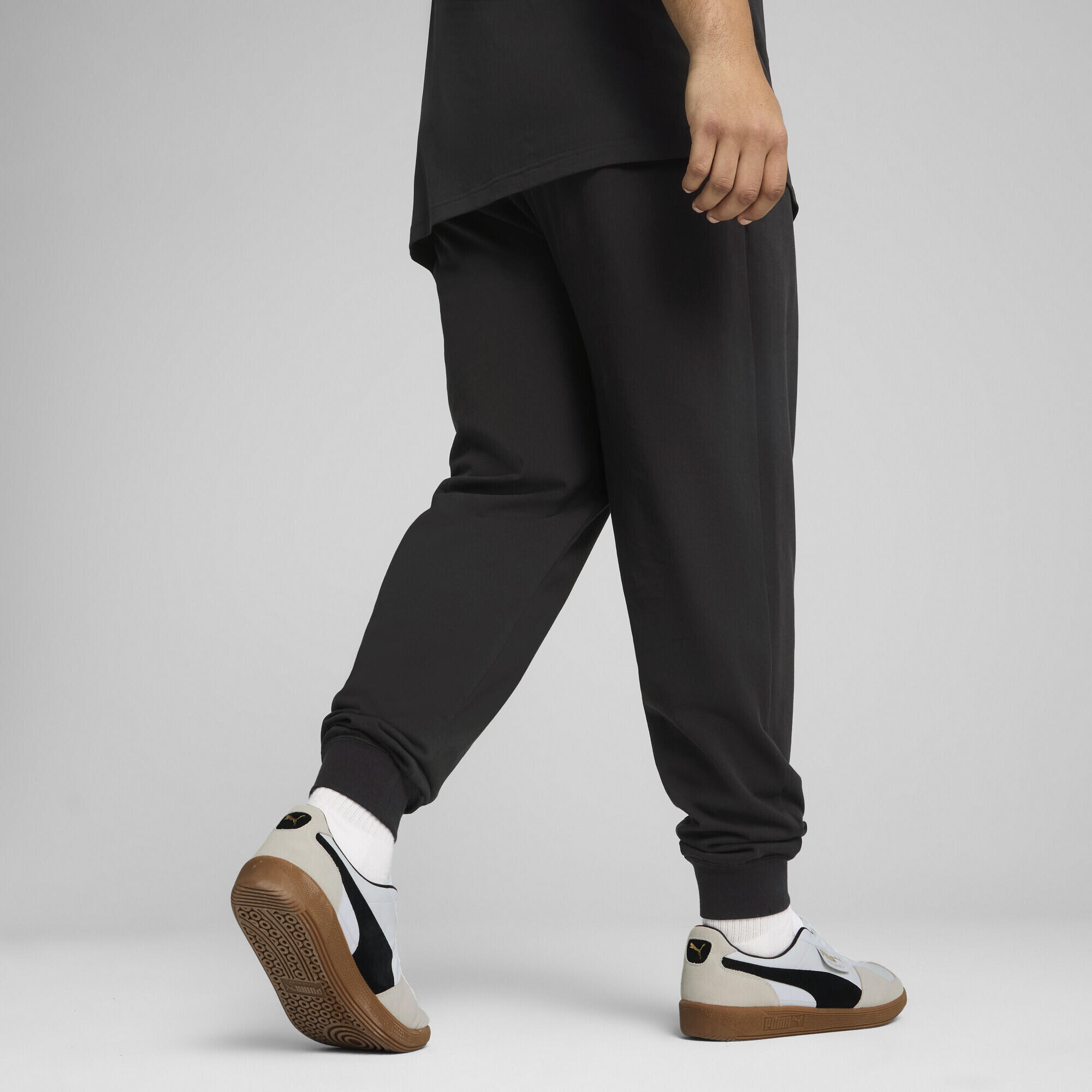 Pantaloni in felpa con logo Essentials N. 1 da uomo PUMA 5/7