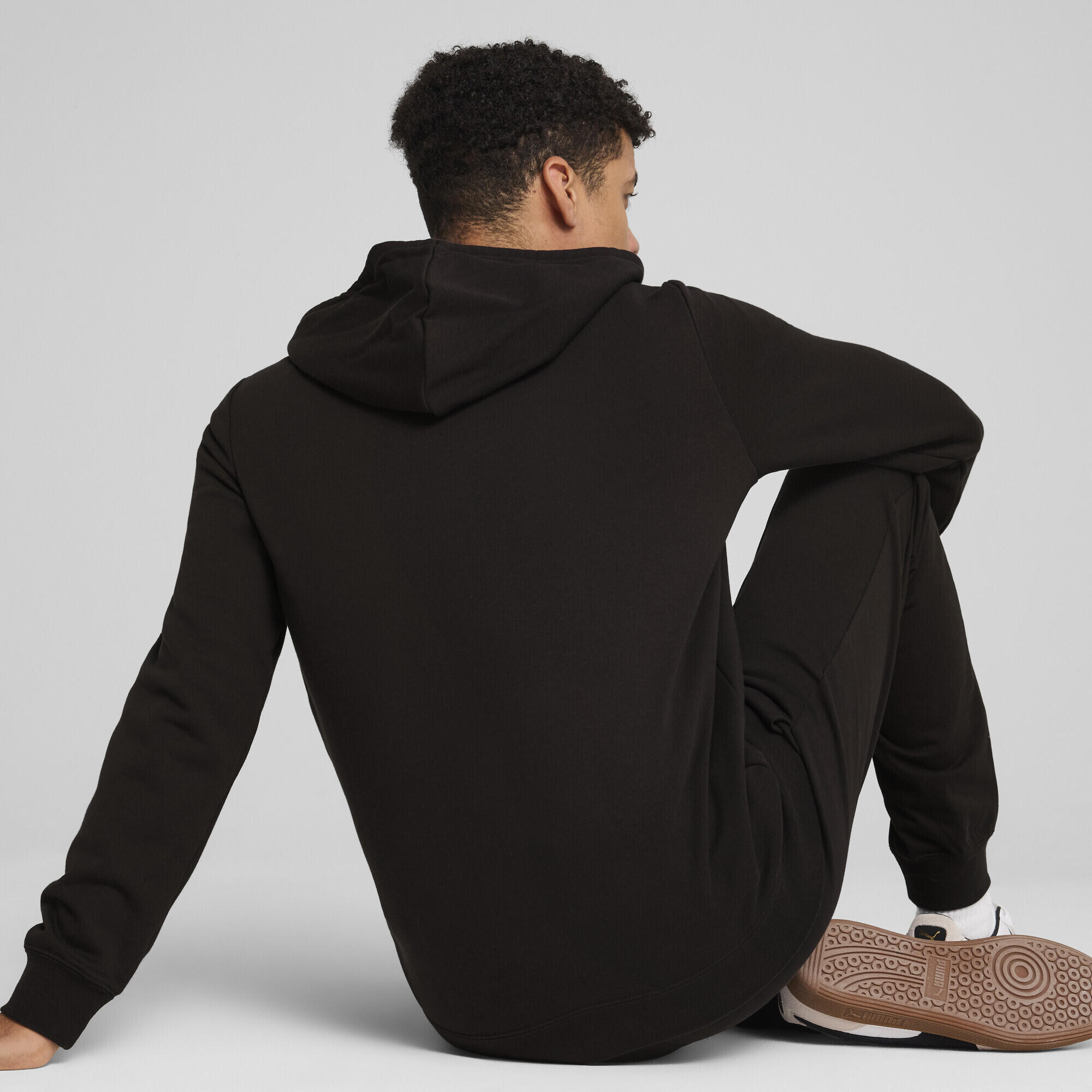 Hoodie zippé avec logo N° 1 Essentials Homme PUMA Black 5/7
