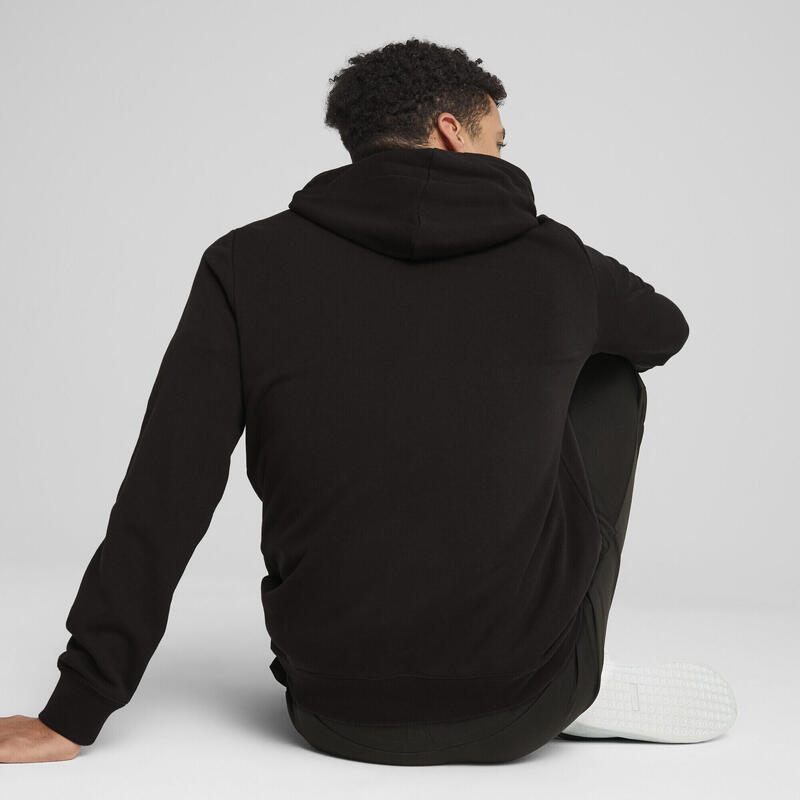 Manșoane de compresie alergare bărbați No. 1 Logo Hoodie Essentials PUMA Black