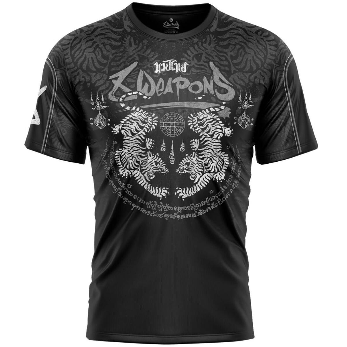 8 WEAPONS 8 WEAPONS Functional T-Shirt, Tiger Yant, black-grey S