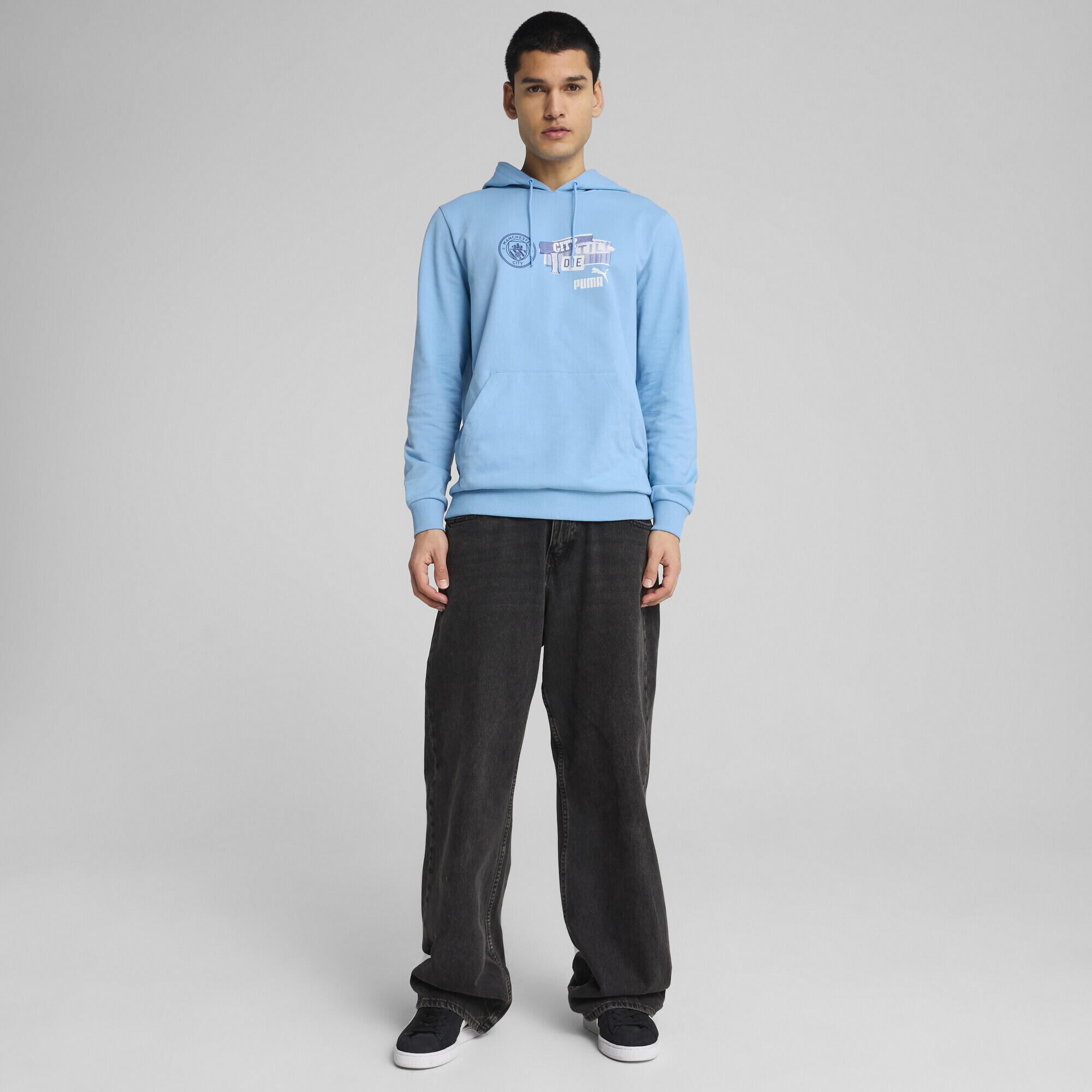 Manchester City ftblNRGY hoodie voor heren PUMA Team Light Blue 6/7