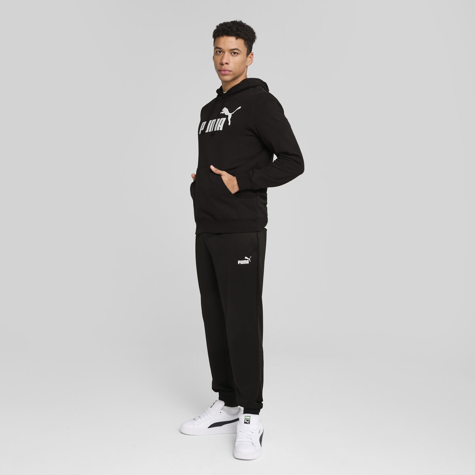 Hoodie à logo N °1 Essentials Enfant et Adolescent PUMA Black 6/7