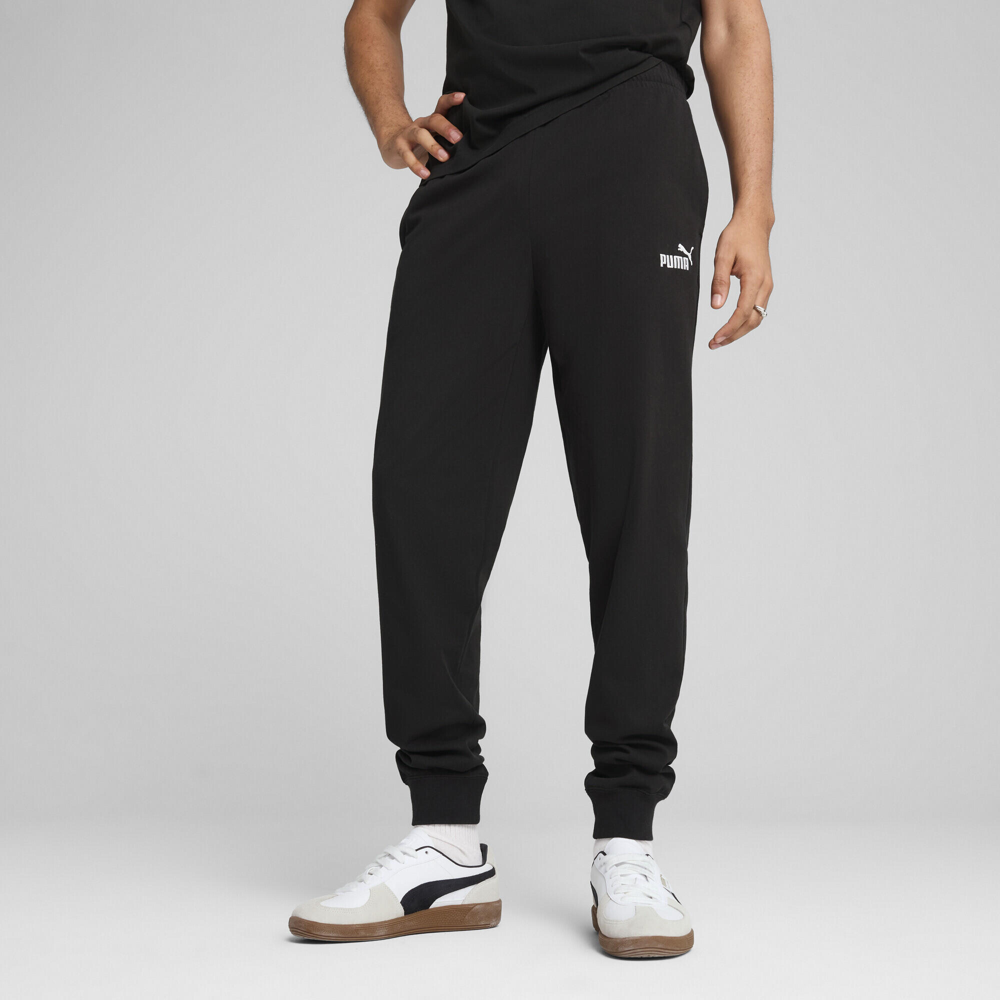 Pantaloni in felpa con logo Essentials N. 1 da uomo PUMA 4/7