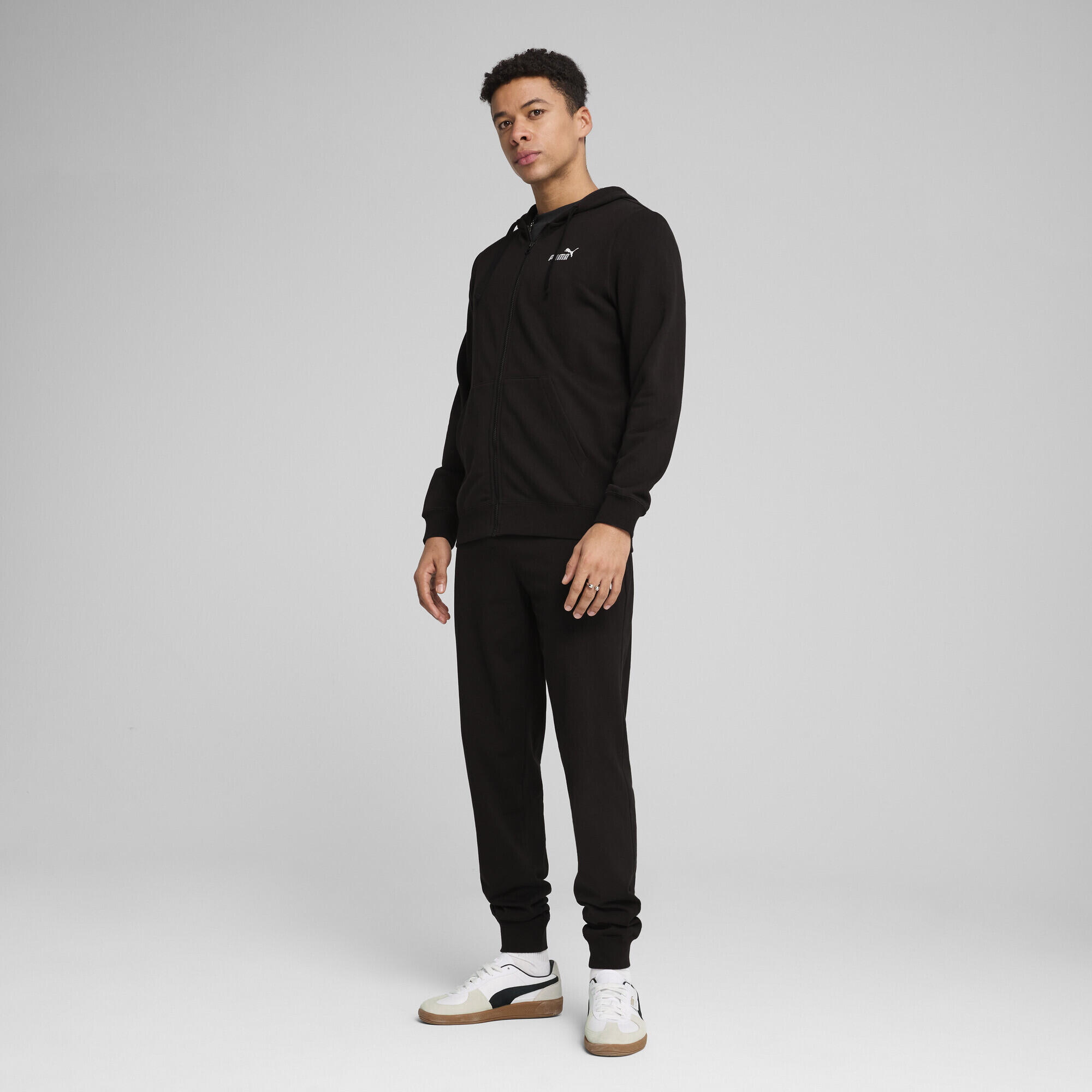 Hoodie zippé avec logo N° 1 Essentials Homme PUMA Black 6/7
