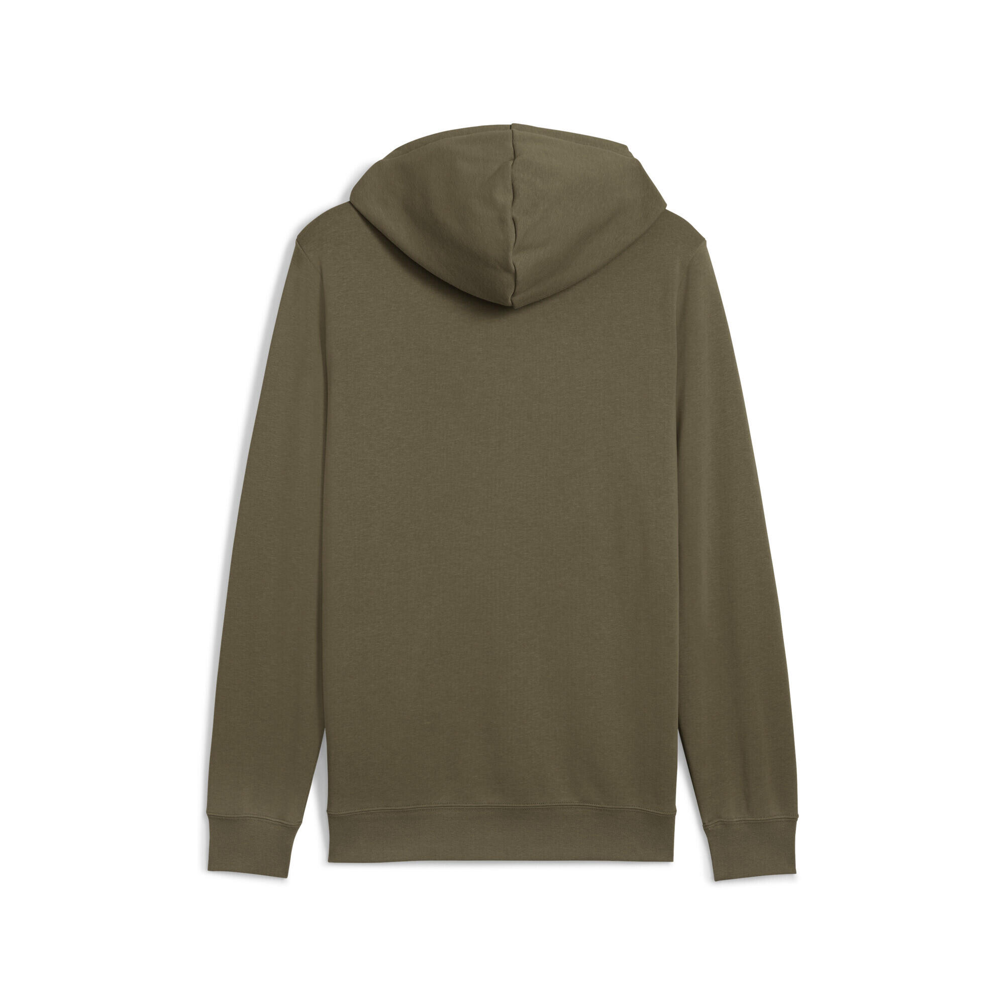 Felpa con cappuccio con logo Essentials bicolore N. 1 da uomo PUMA Loden Green 6/7