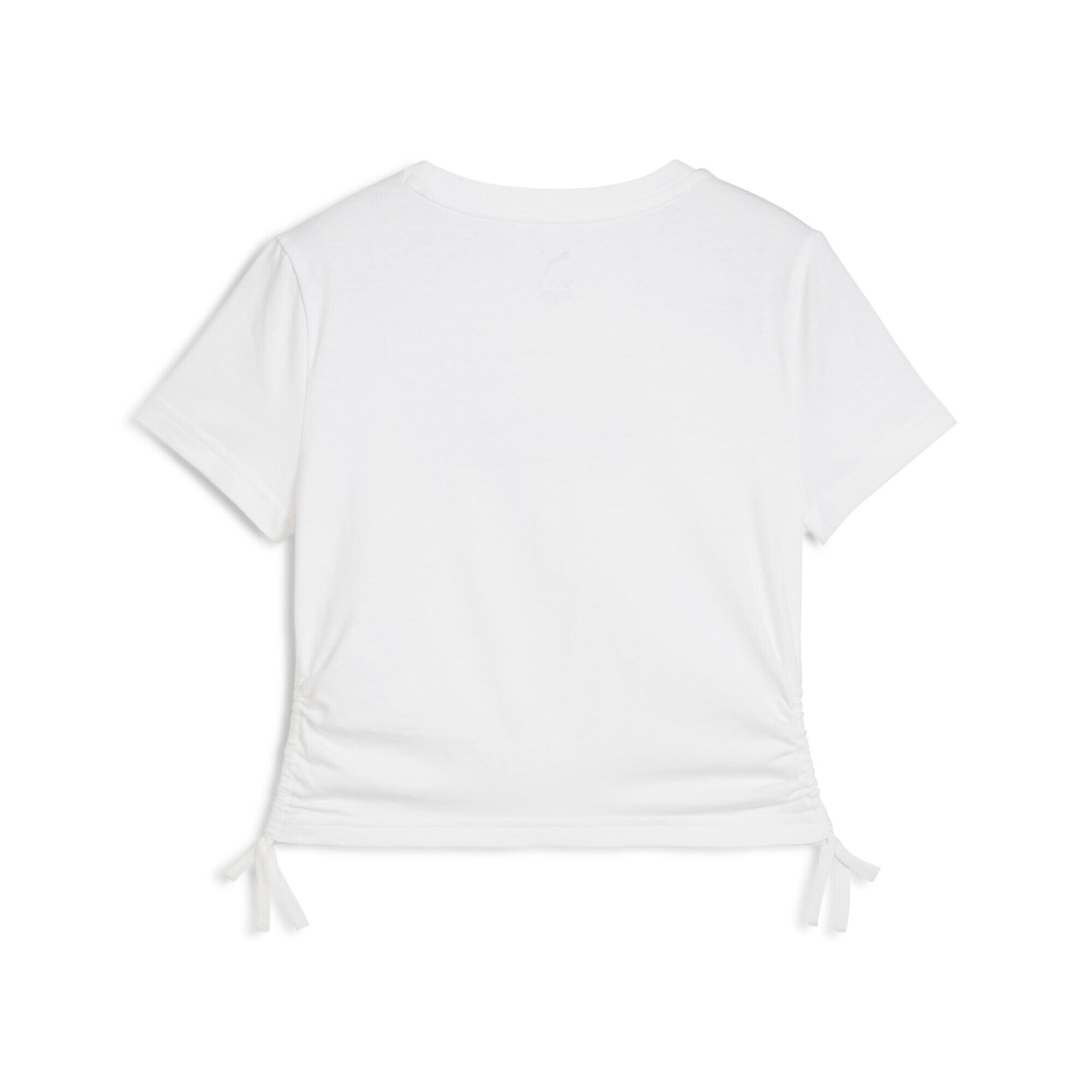 Essentials Animal Logo Infill T-shirt met geknoopt detail voor jongeren PUMA 6/7