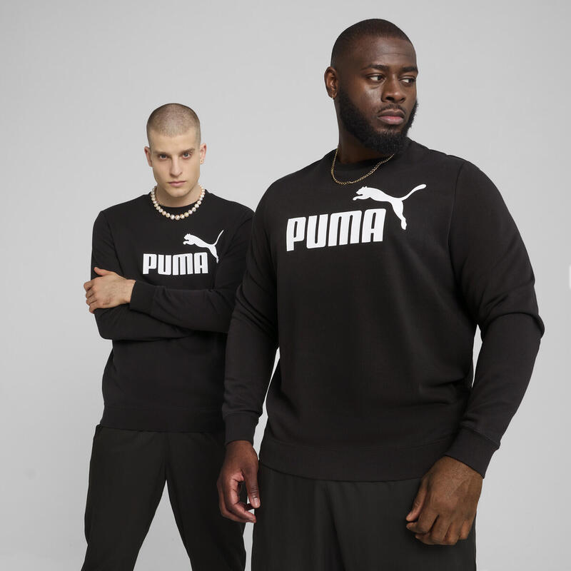 Essentials No. 1 Logo Crewneck Bărbați PUMA Black
