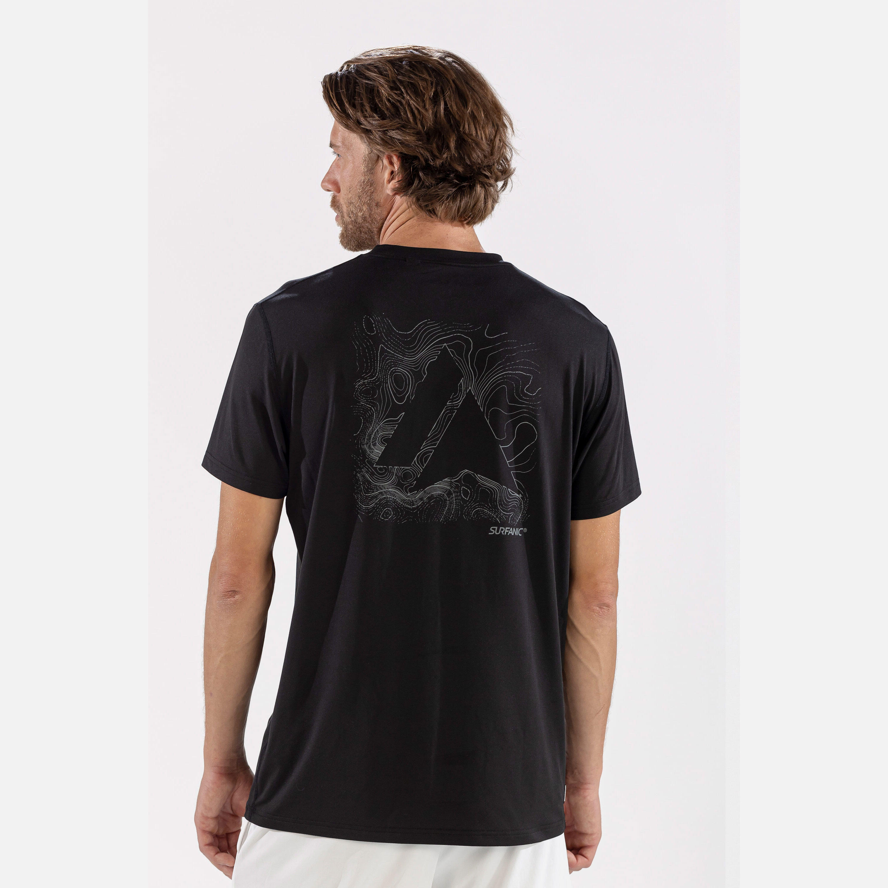 CarbonDri Bodyfit Contour Mens Short Sleeve Black 3/4