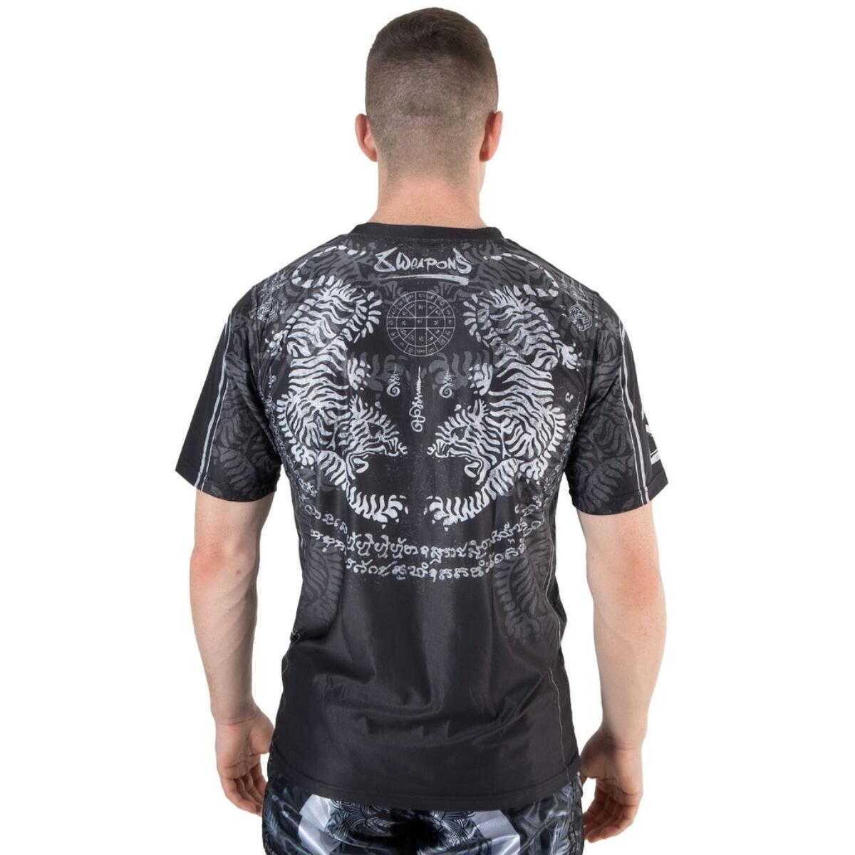 8 WEAPONS Functional T-Shirt, Tiger Yant, black-grey S 4/5