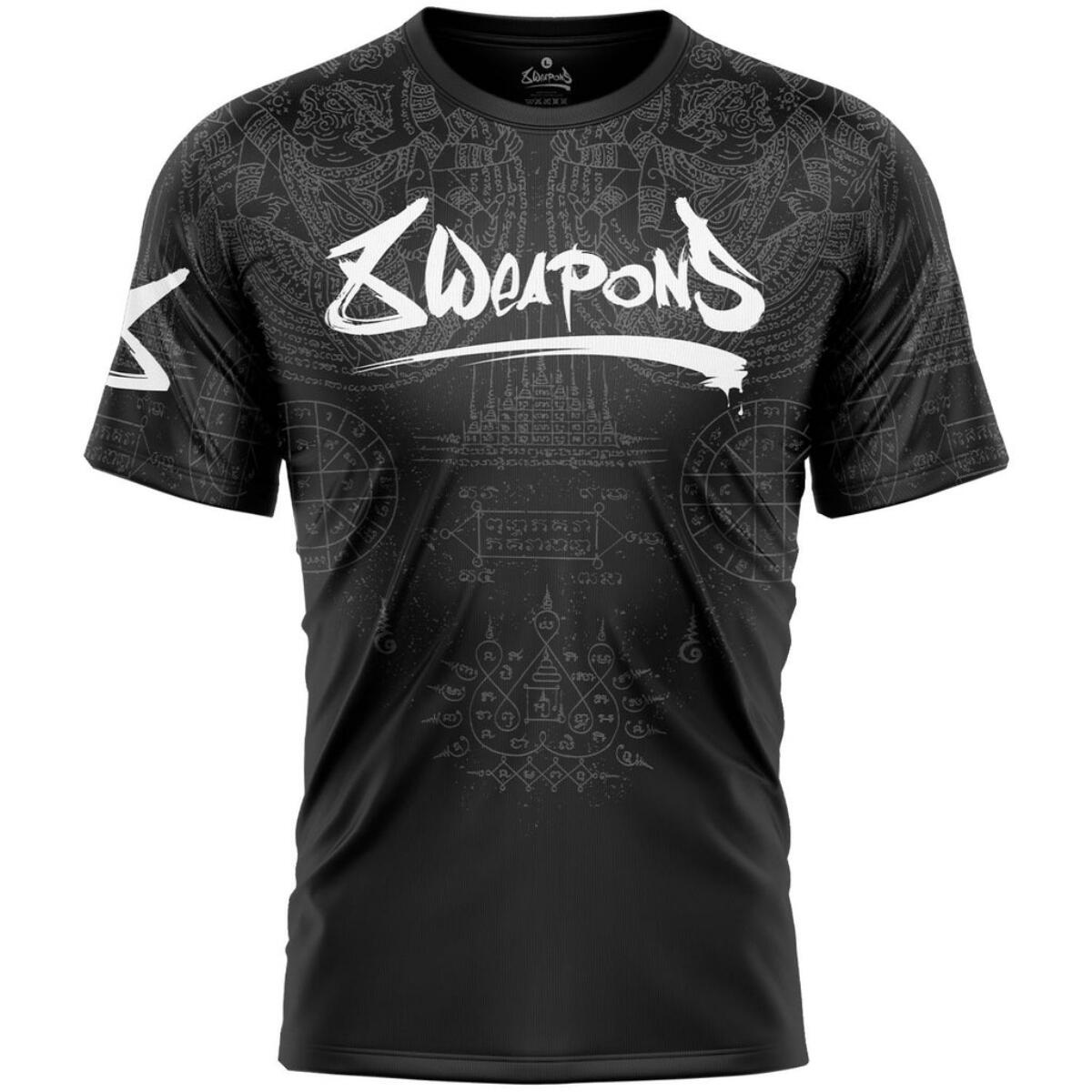 8 WEAPONS 8 WEAPONS Functional T-Shirt, Hanuman Yant, black-grey L