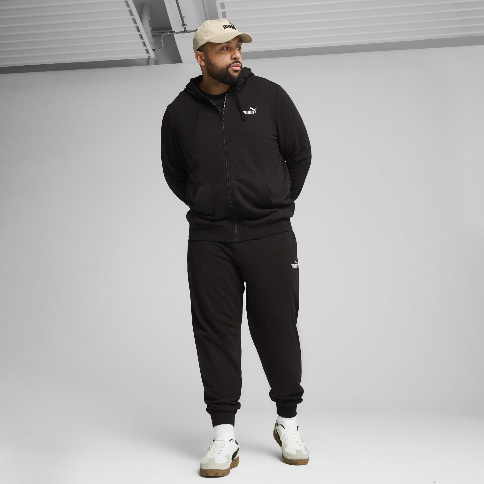 Hoodie zippé avec logo N° 1 Essentials Homme PUMA Black 4/7