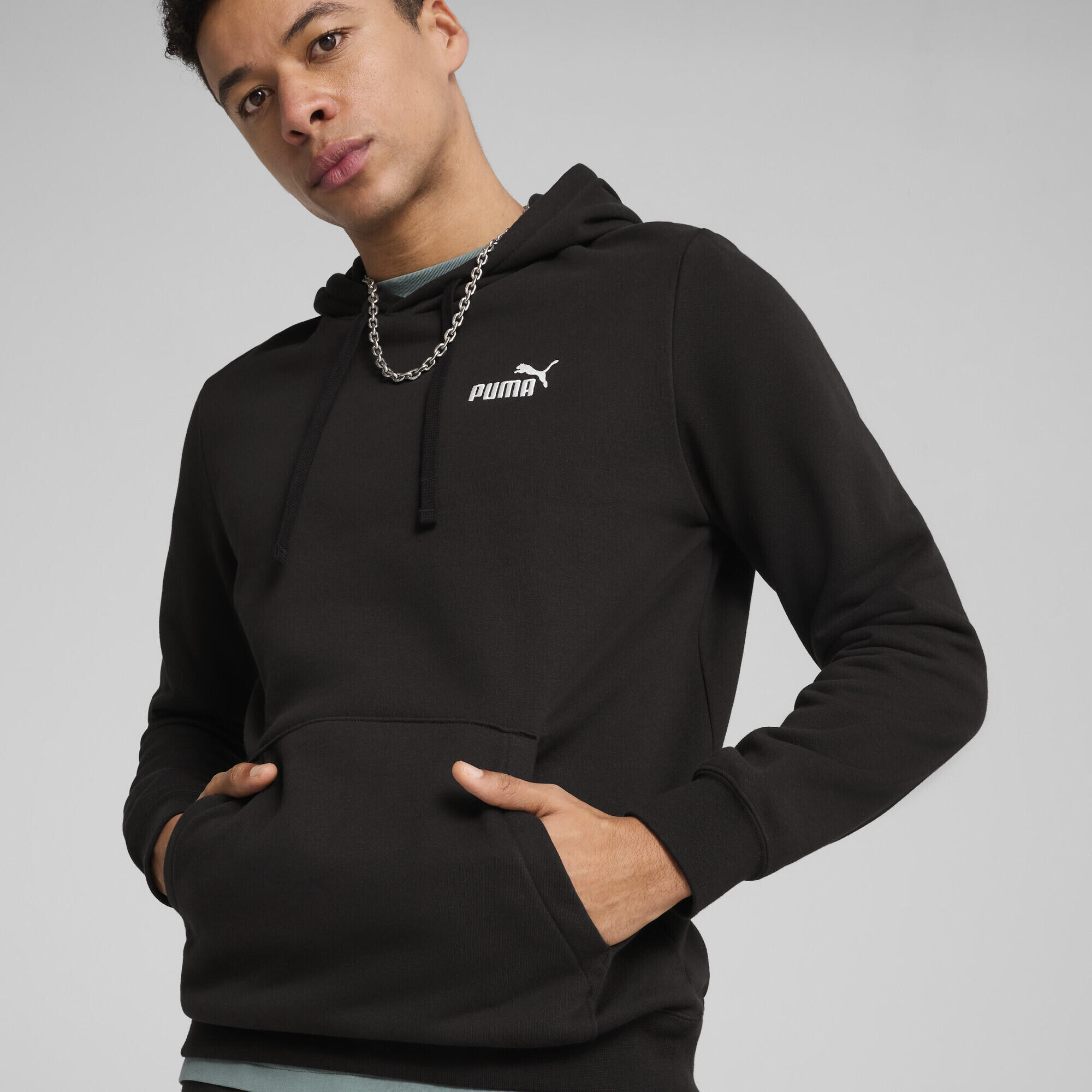 Hoodie avec petit logo N° 1 Essentials Homme PUMA 3/7