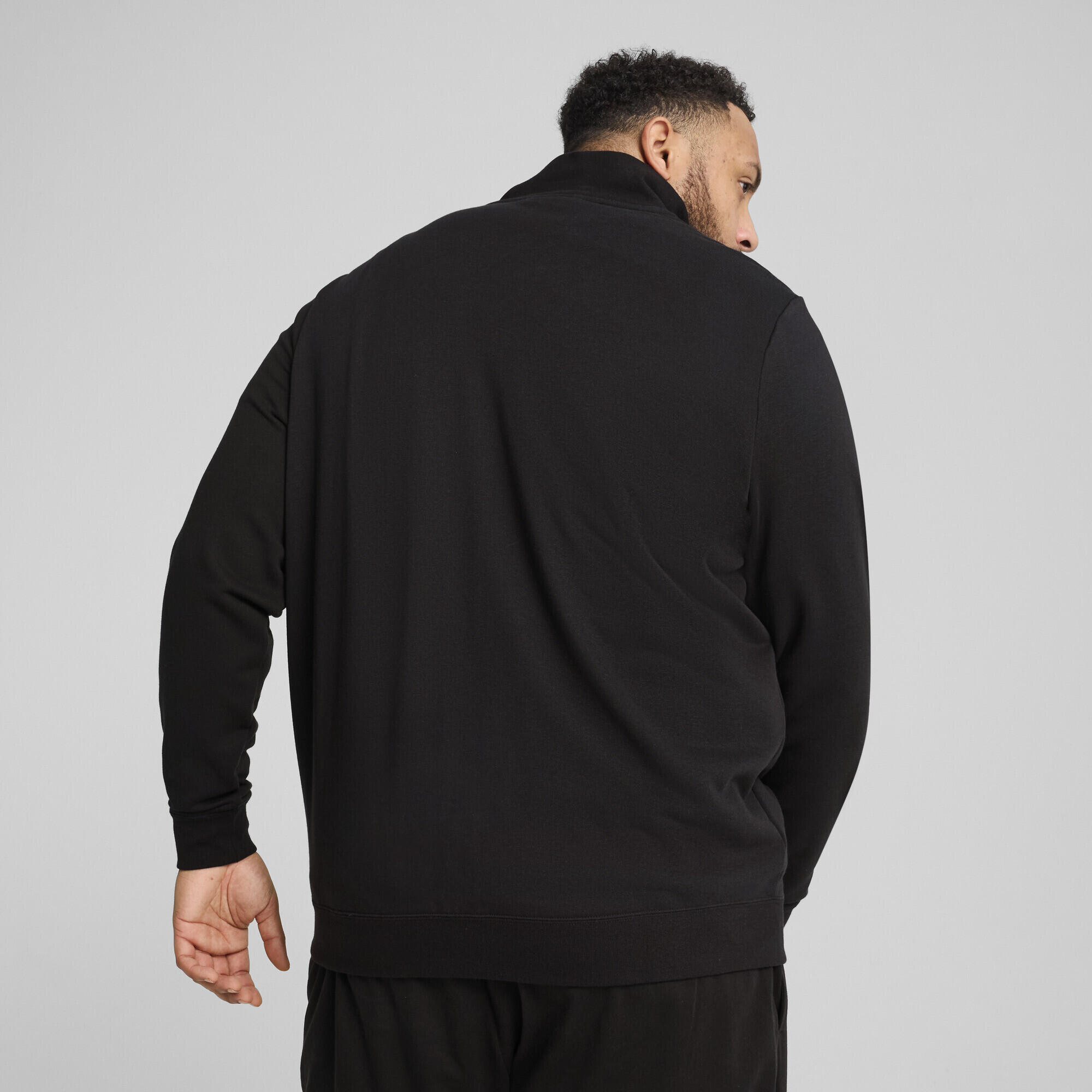Giacca da corsa con logo Essentials N. 1 da uomo PUMA Black 5/7