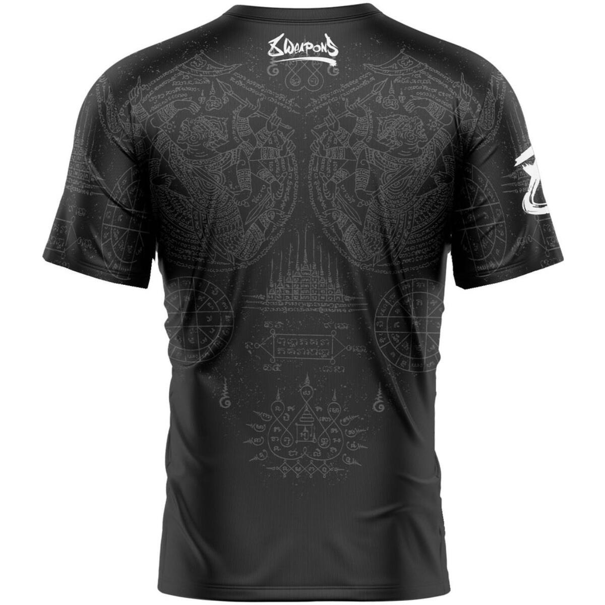 8 WEAPONS Functional T-Shirt, Hanuman Yant, black-grey M 2/5