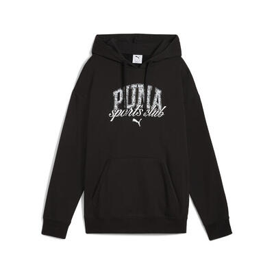 Felpa con cappuccio PUMA CLASS vestibilità comoda da donna PUMA Black
