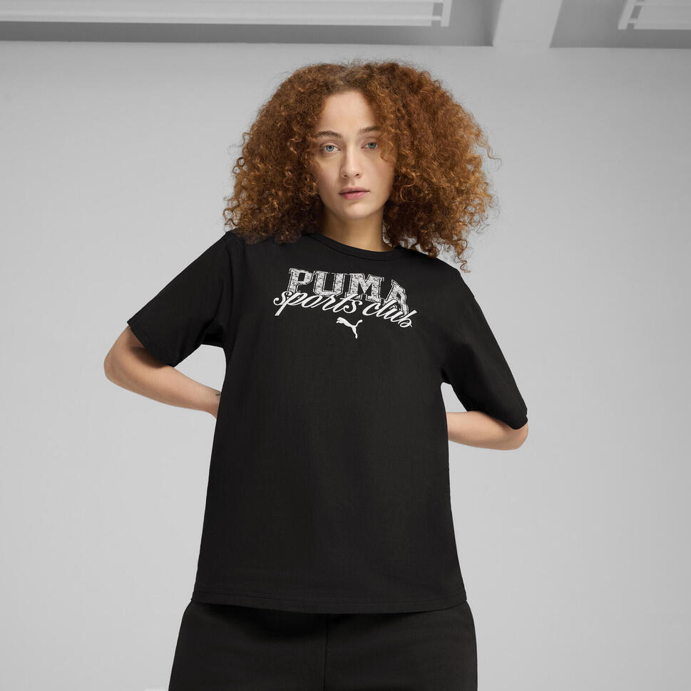Damska koszulka PUMA CLASS o luźnym kroju PUMA Black