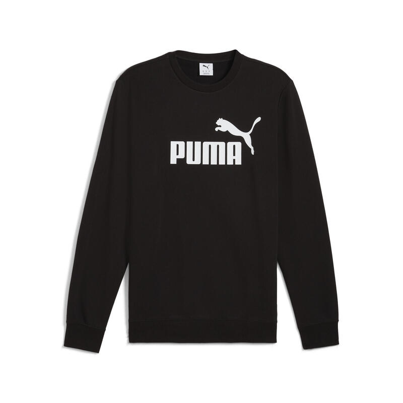 Essentials No. 1 Logo Crewneck Bărbați PUMA Black