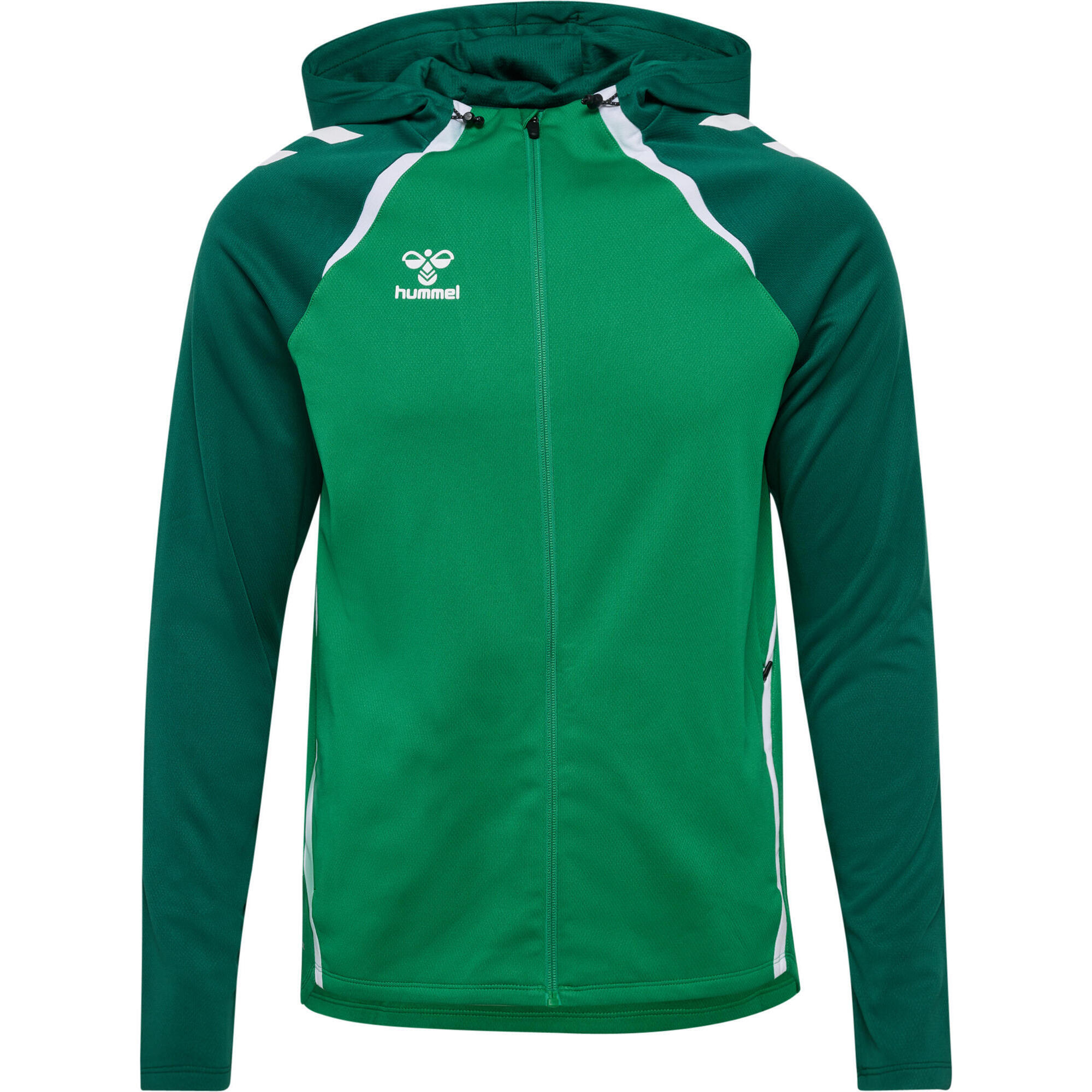 Hummel - Fermeture Éclair Zip Combinaison Hmllead Homme Hummel - Sweat Zippé - Vert - Decathlon