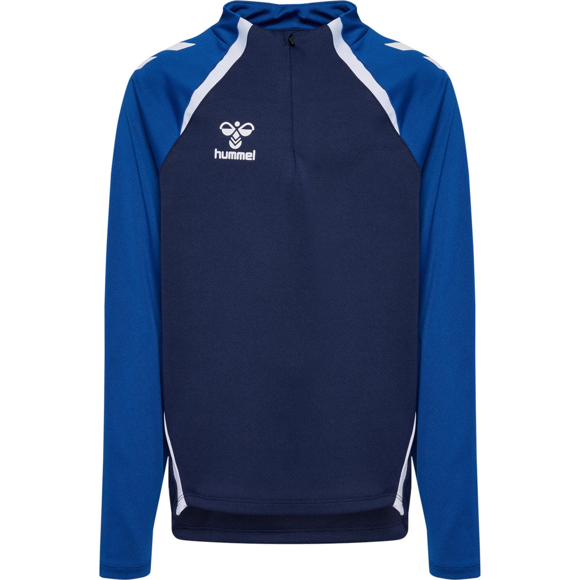 Hummel - Demie-fermeture Éclair Zip Combinaison Hmllead Enfant Hummel - Pull - Bleu -  4 À 6 Ans - Decathlon