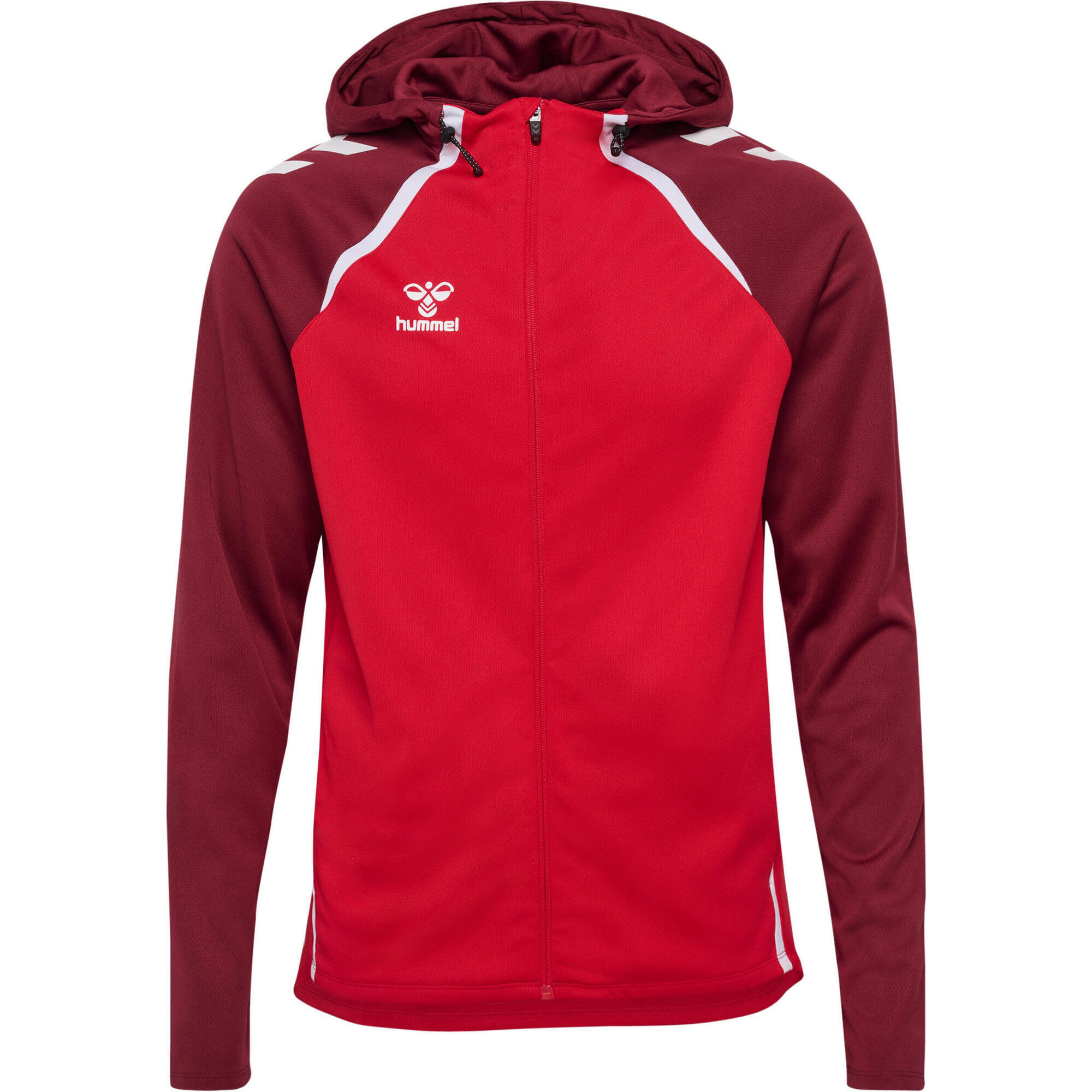 Hummel - Fermeture Éclair Zip Combinaison Hmllead Homme Hummel - Sweat Zippé - Marron|rose|rouge - Decathlon