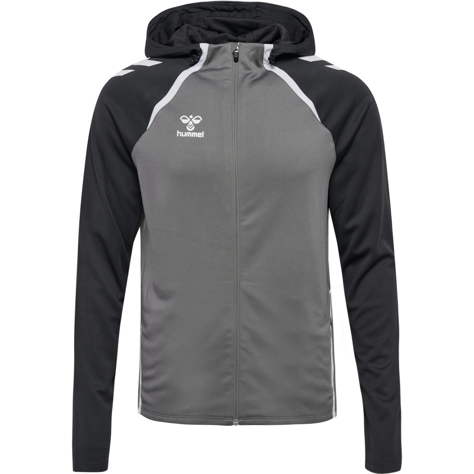 Hummel - Fermeture Éclair Zip Combinaison Hmllead Homme Hummel - Sweat Zippé - Gris - 56 3xl - Decathlon