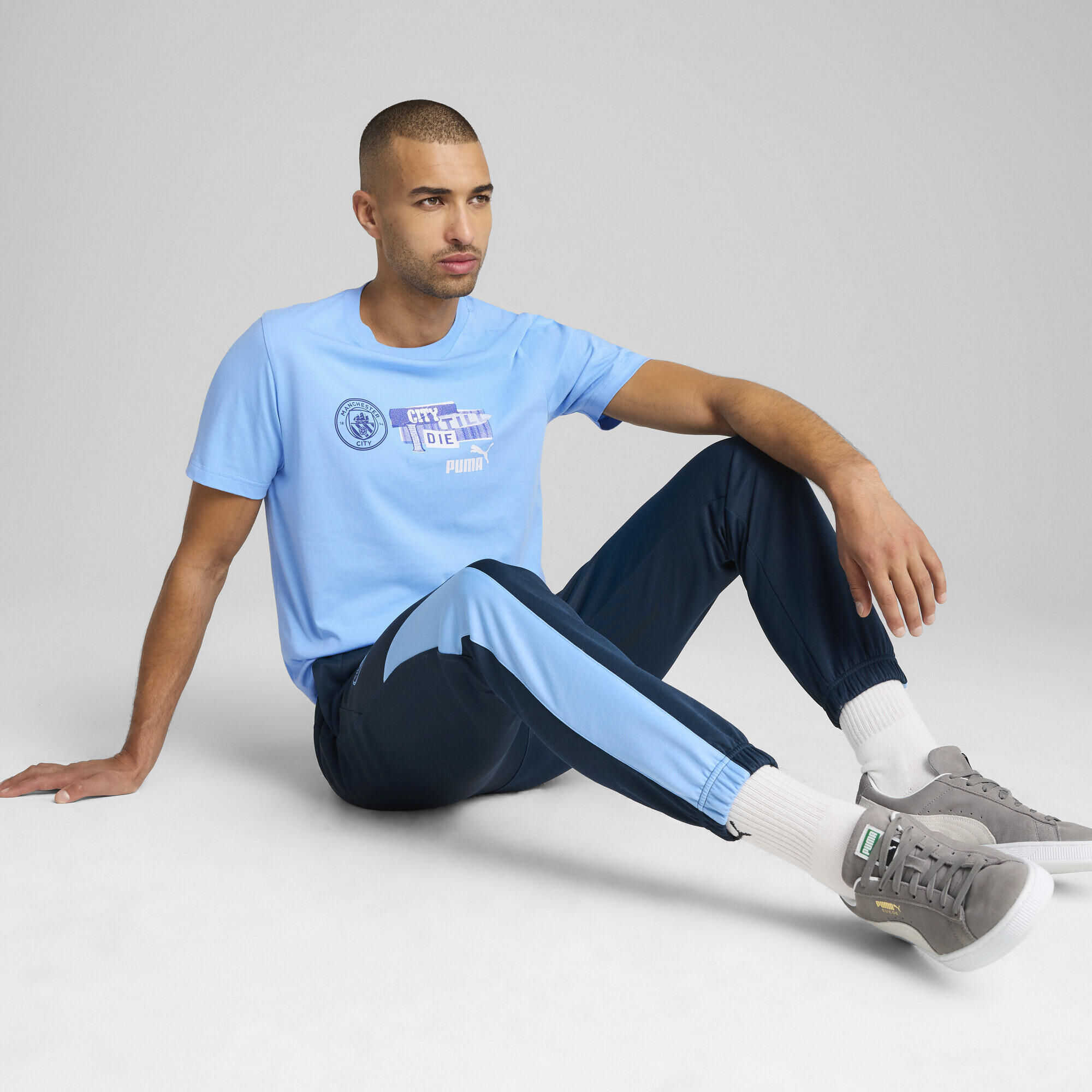 T-shirt Manchester City ftblNRGY Homme PUMA Team Light Blue 4/7