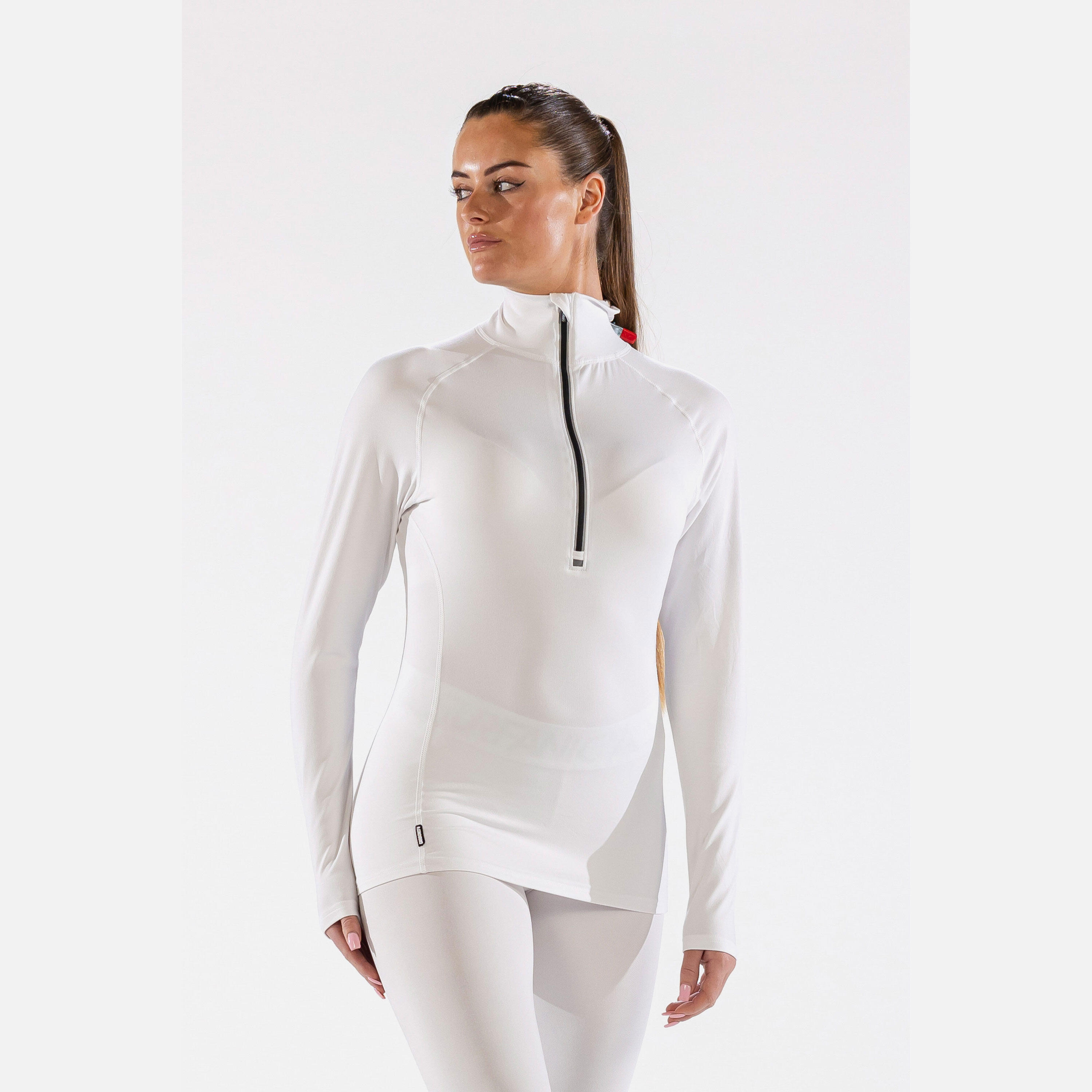 Surfanic Damska Bluza Termoaktywna Carbon Dri Koszulka z Zamkiem SWX2602-010 4/7