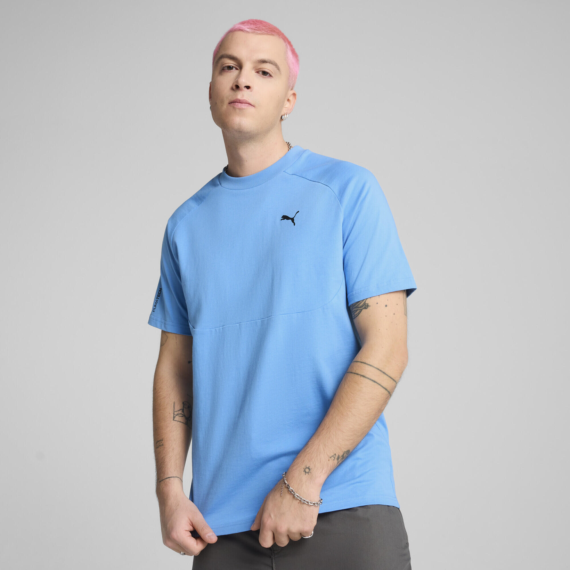 T-shirt PUMATECH Homme PUMA Team Light Blue 2/7