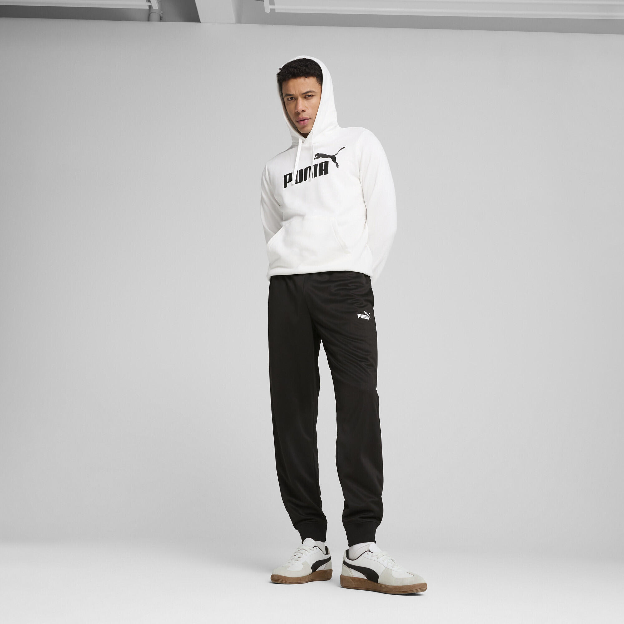 Felpa con cappuccio Essentials con logo N. 1 per ragazzi PUMA White 4/7
