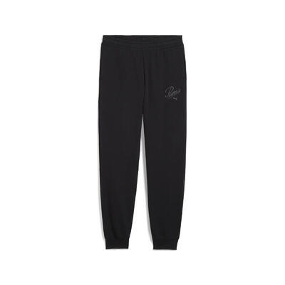 Pantaloni della tuta Essentials Script per ragazzi PUMA Alpine Snow White