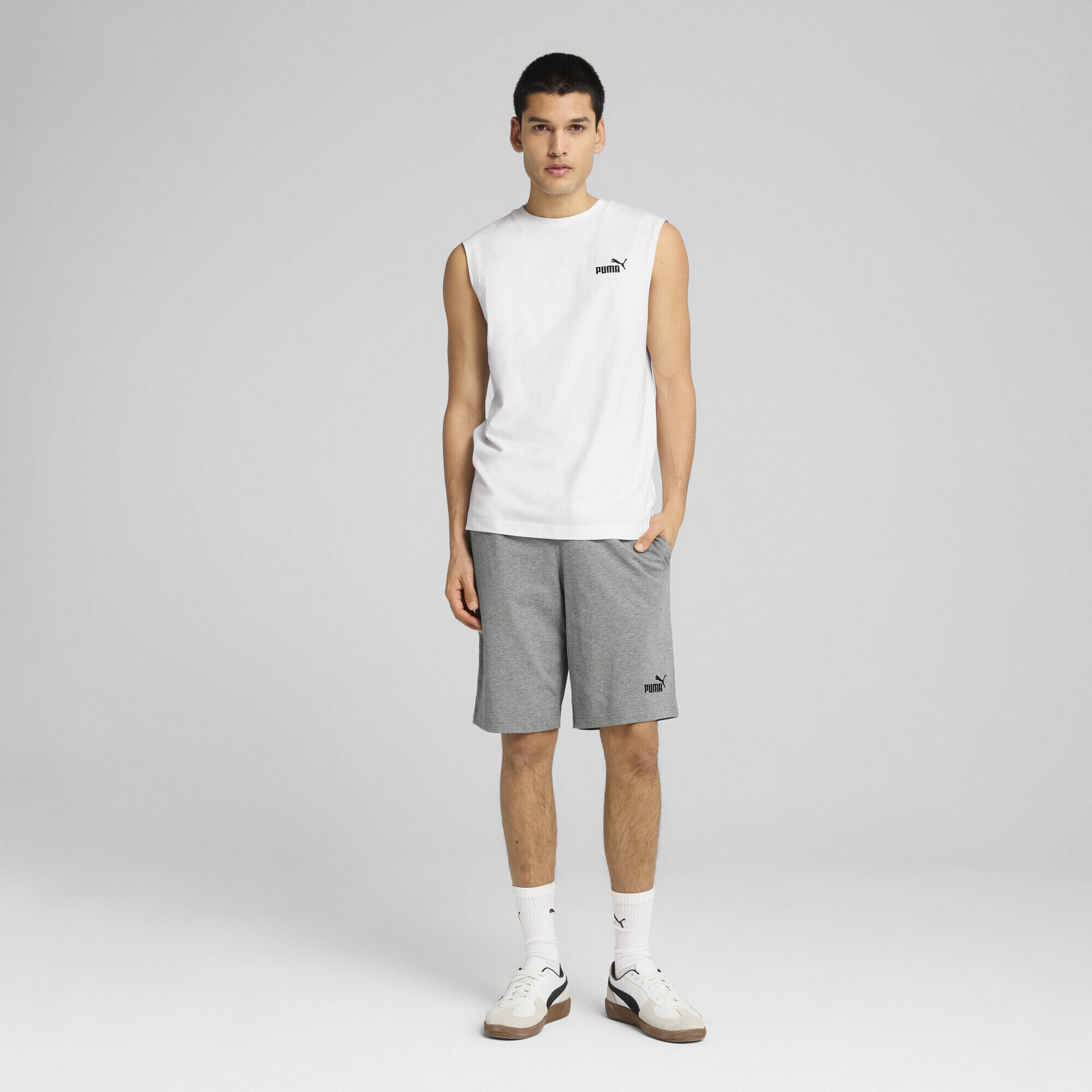 Shorts Homem Essentials No. 1 Logo Jersey PUMA 6/7