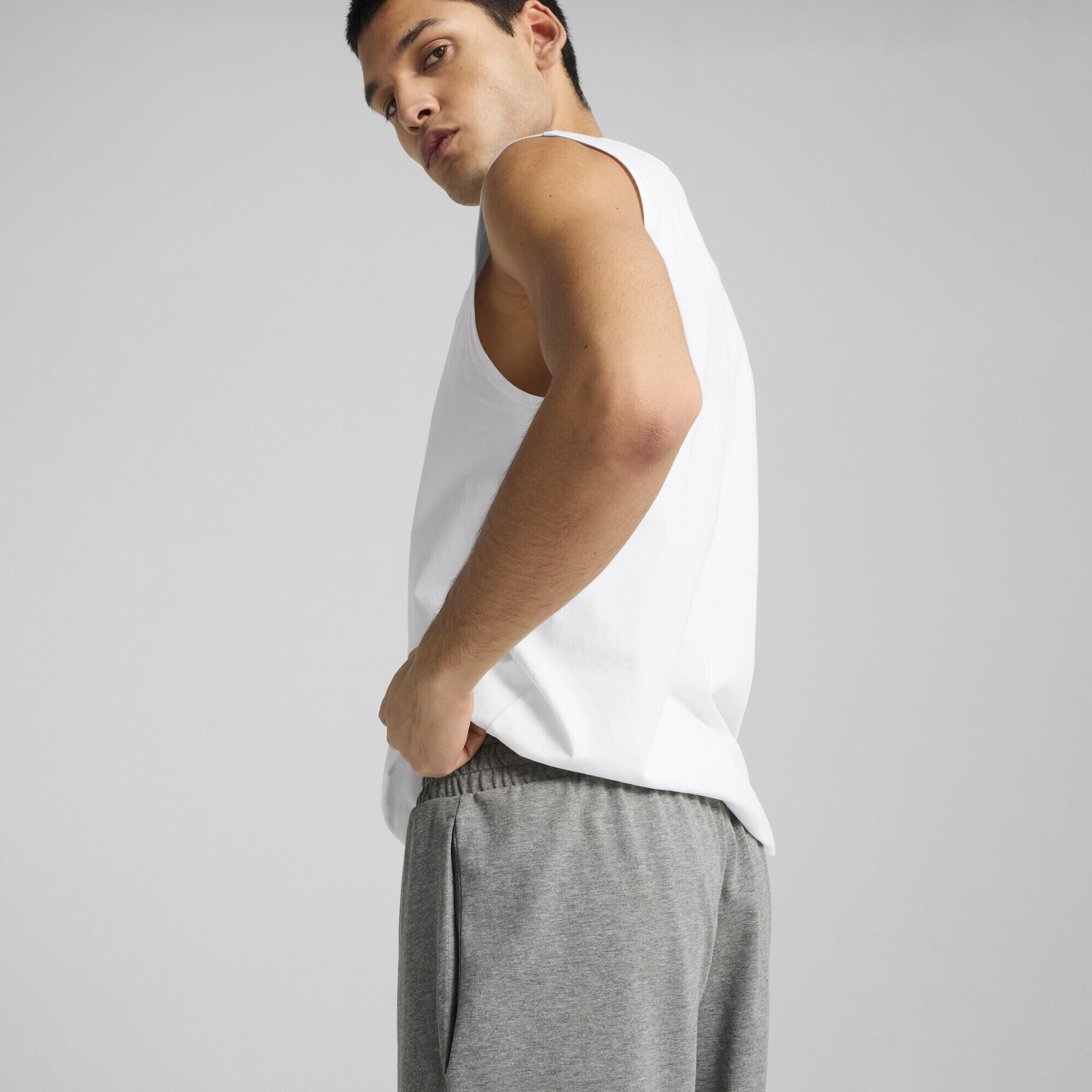 Shorts Homem Essentials No. 1 Logo Jersey PUMA 3/7