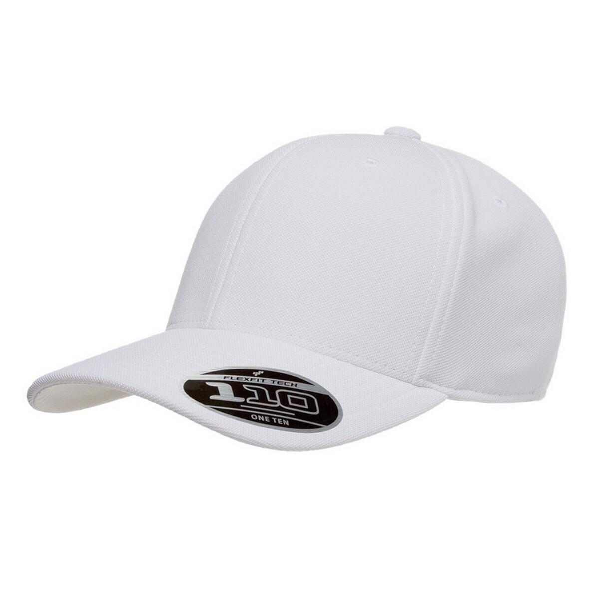 Boné de basebol Unissexo Adulto 110 Cool & Dry Mini Pique (Branco) 3/3